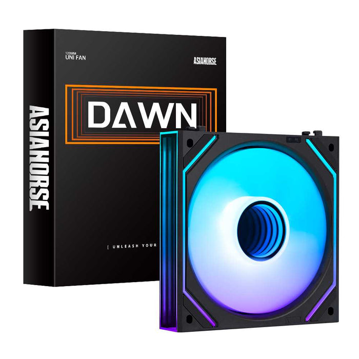 Asiahorse DAWN Pro Reverse Black A-RGB 120mm PWM Fan