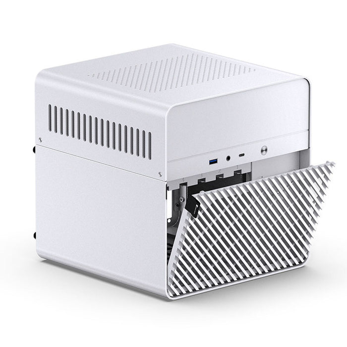 Jonsbo N2 White Aluminium NAS Mini-ITX PC Case