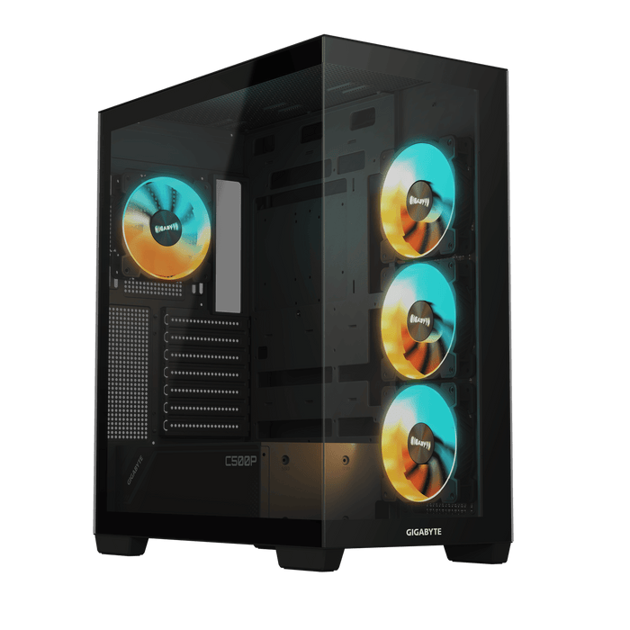 Gigabyte C500 Panoramic Stealth RGB Black ATX Case