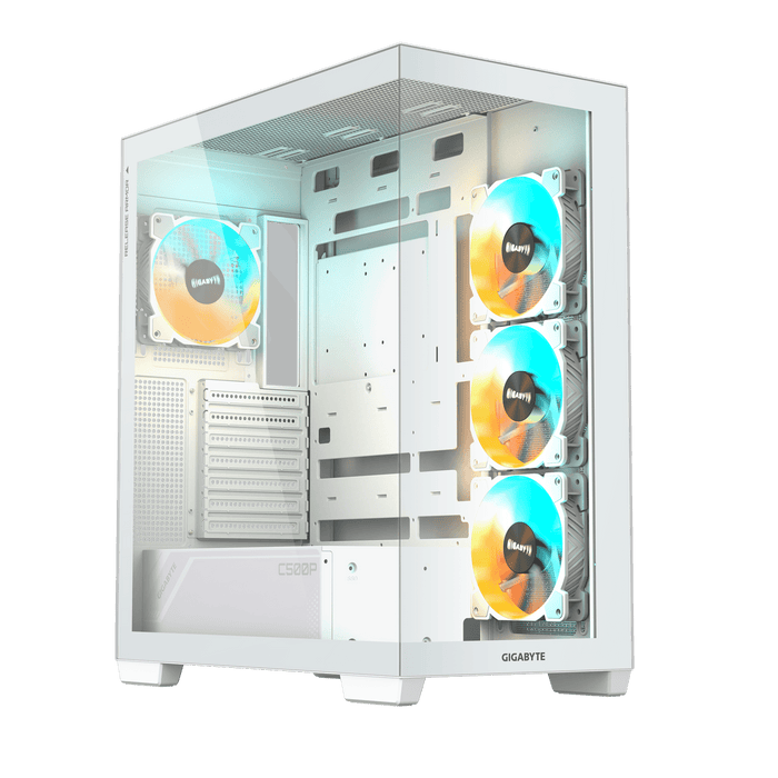 Gigabyte C500 Panoramic Stealth ICE RGB White ATX Case