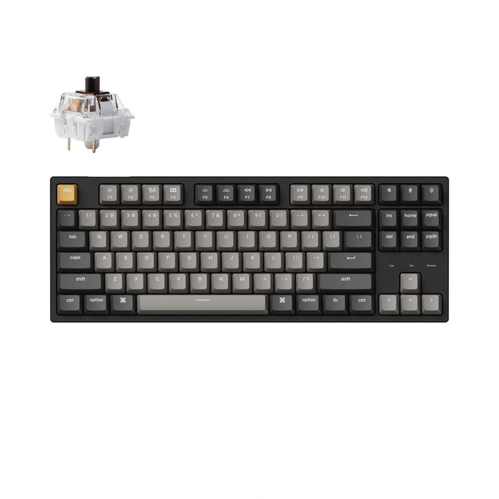 Keychron C1 Pro RGB TKL ANSI US Hot-Swap K Pro Brown