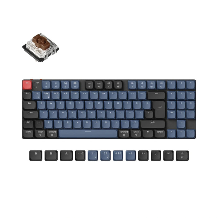 Keychron K13 Pro RGB 80% ISO UK Hot-Swap Low Profile Gateron Brown