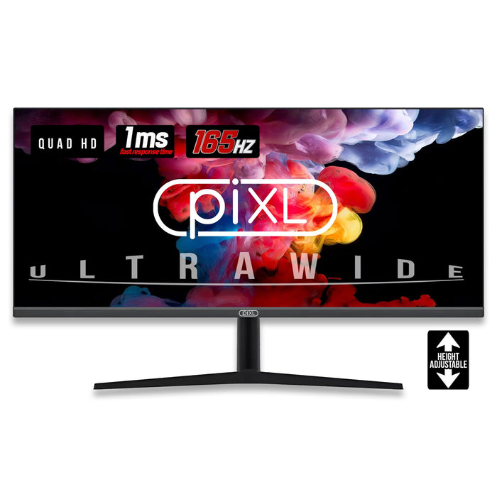 34" piXL CM34G3 IPS 1440p UWQHD 165HZ Ultrawide Monitor