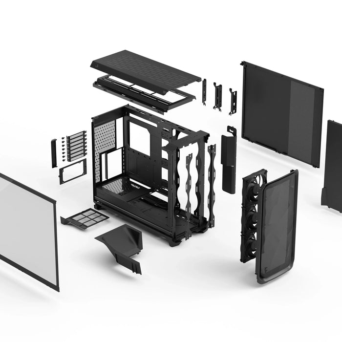 Fractal Design Meshify 3 XL Black TG Light ATX PC Case