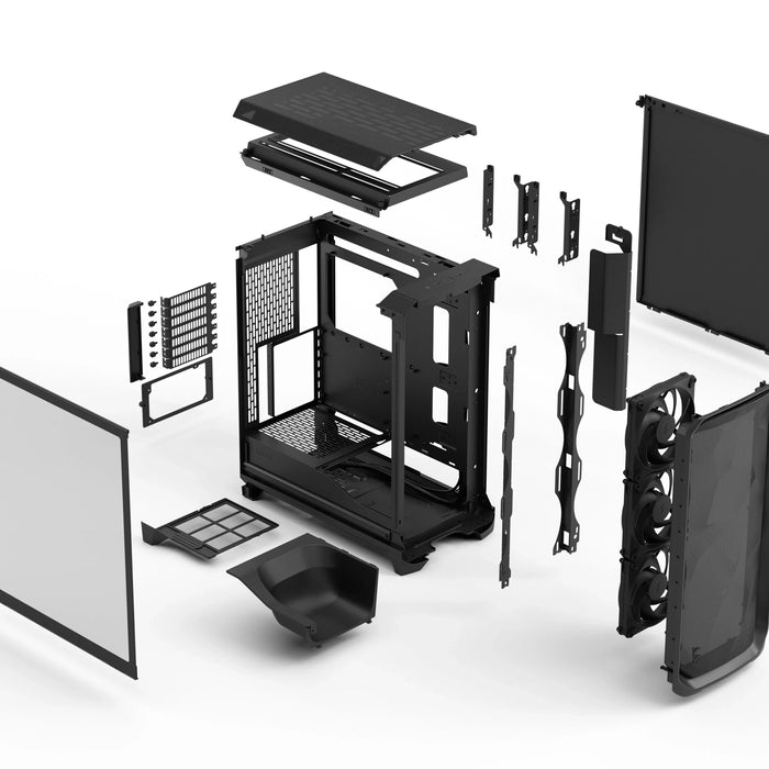 Fractal Design Meshify 3 Black TG ATX PC Case