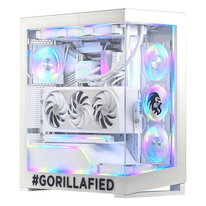 GORILLA2GO NV5 RGB White Same-Day Custom Gaming PC