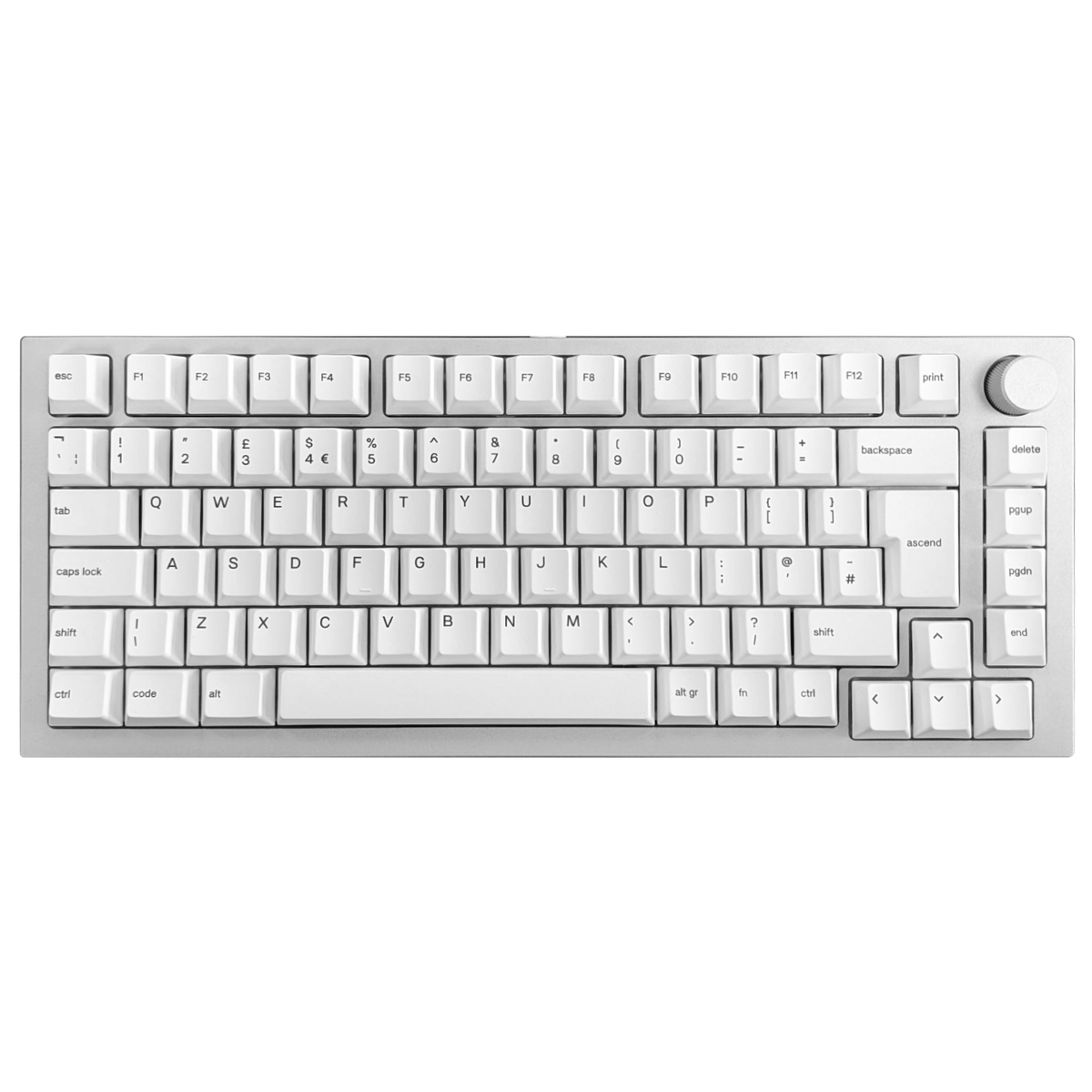 Glorious GMMK Pro Arctic White Custom Mechanical Keyboard — Computer Orbit