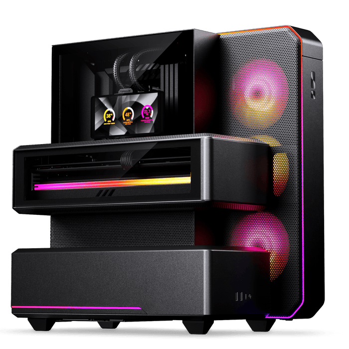 Phanteks EX5 MAX High Airflow ATX Chamber Case with 360 AIO - Satin Black
