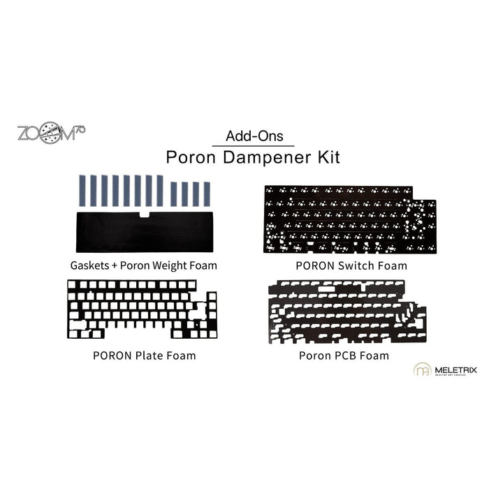 Meletrix Zoom75 Poron Dampener Kit