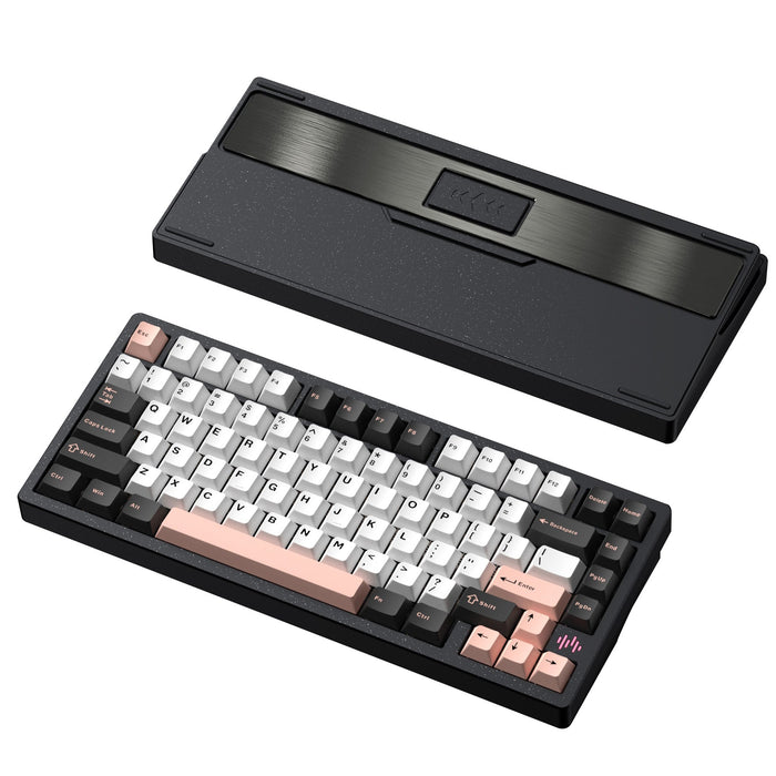WOBKEY PMOKEY Wave 75 CNC Aluminium Tri-Mode Mechanical Keyboard - Pro ANSI - Black (PW75BK)