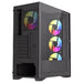 Vida Typhoon Black ARGB ATX Gaming Case