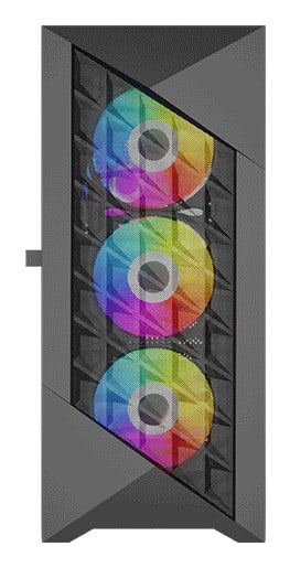 Vida Typhoon Black ARGB ATX Gaming Case