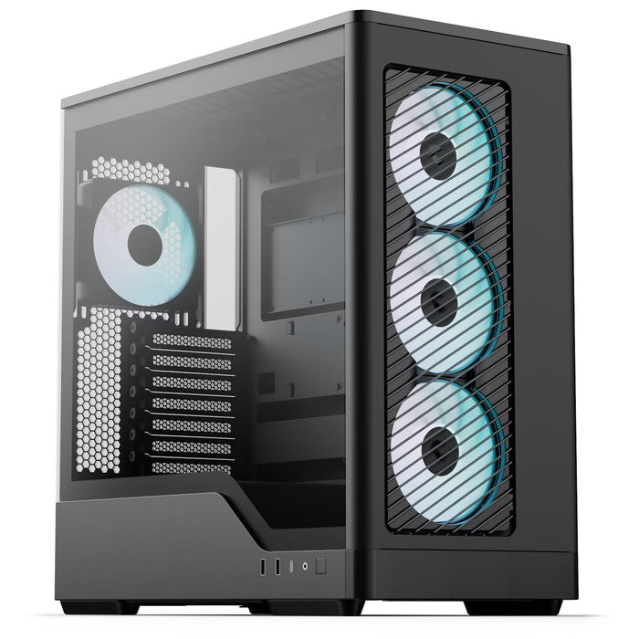 Aerocool D520A ARGB Black ATX PC Case