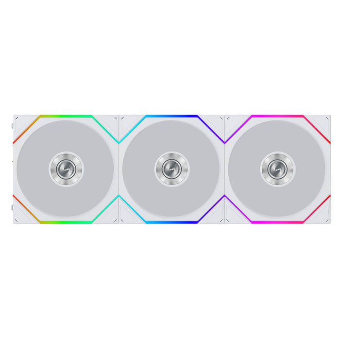 Lian Li UNI FAN TL FLEX 120mm Triple Fan Pack with Controller - White
