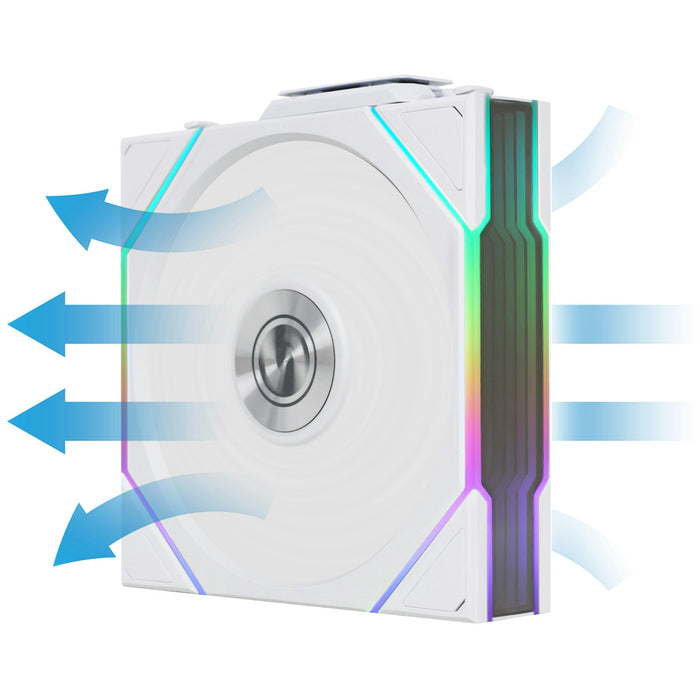Lian-Li UNI FAN TL120 Wireless Reverse ARGB White 120mm Triple Pack