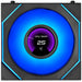 Lian Li UNI FAN SLINF LCD FLEX Reverse 120mm Fan - Black
