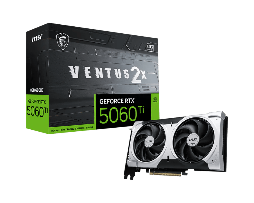 MSI RTX 5060 Ti Ventus 2X Plus OC 8GB Graphics Card