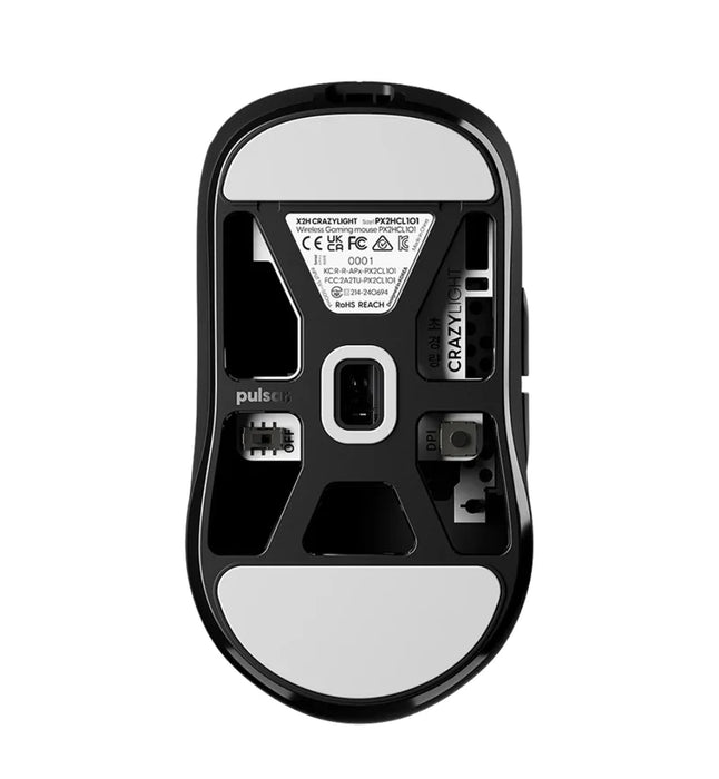 Pulsar X2H CrazyLight Jet Black Mini Wireless Gaming Mouse