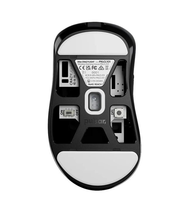 Pulsar Xlite CrazyLight Black Wireless Gaming Mouse
