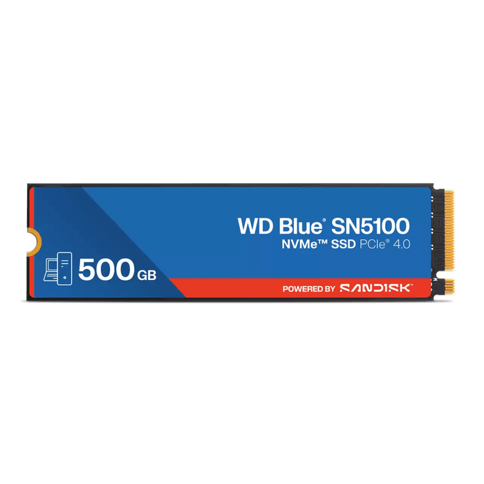 500GB WD Blue SN5100 PCIe 4.0 NVMe M.2 SSD