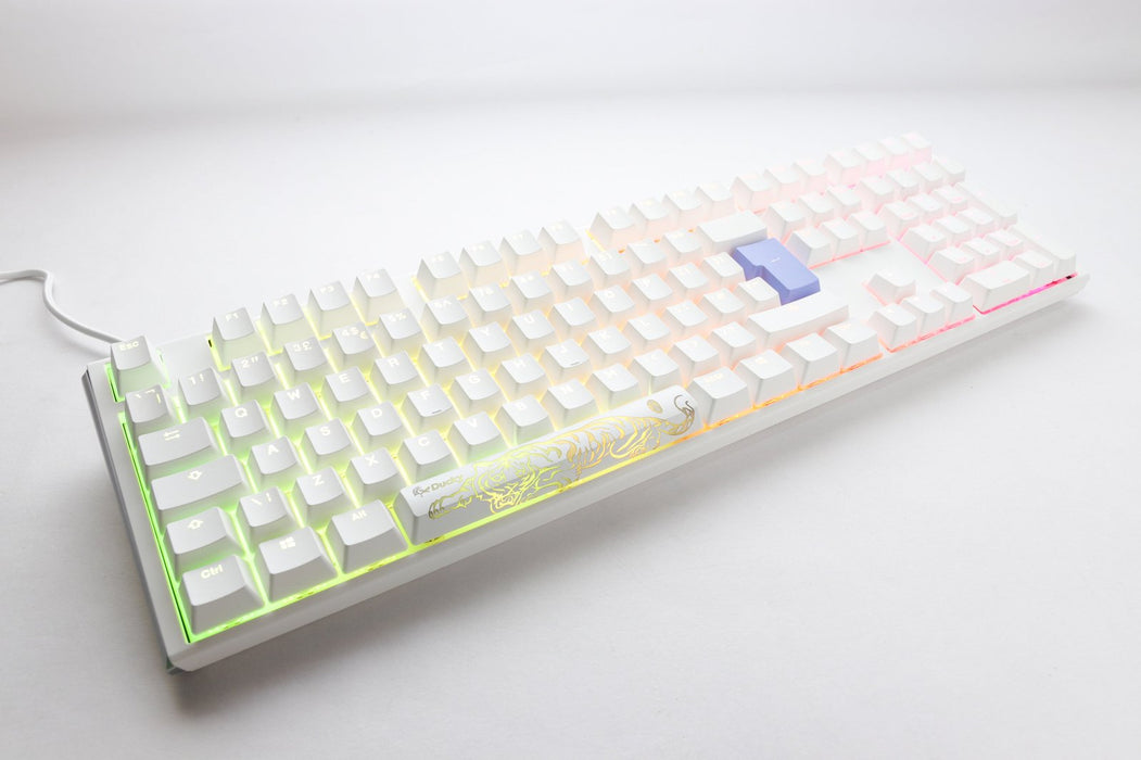 Ducky One 3 Pure White UK ISO RGB Cherry MX Brown