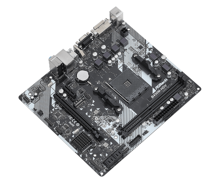 ASRock B450M-HDV Micro-ATX AM4 Motherboard