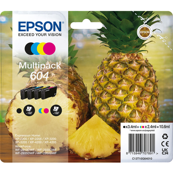 Orig Ink Epson 604 Original Ink Cartridge Multipack — Computer Orbit