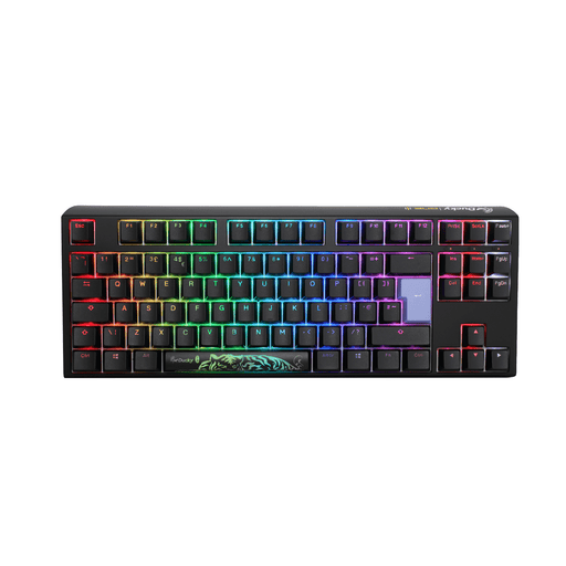 Ducky One 3 TKL Black UK ISO RGB Cherry MX Red