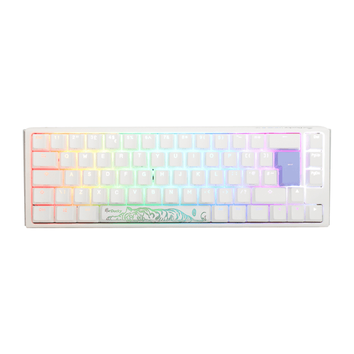Ducky One 3 SF Pure White UK ISO RGB Cherry MX Silent Red
