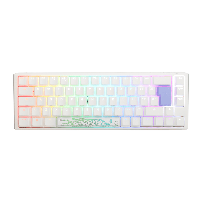 Ducky One 3 SF Pure White UK ISO RGB Cherry MX Brown
