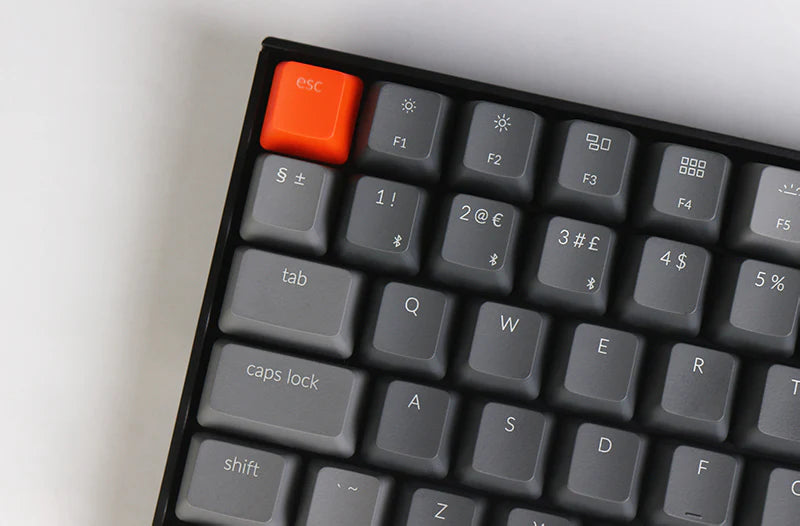 Keychron K2v2 White LED 75% ISO UK Tactile Gateron Brown