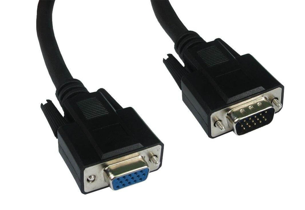 2MTR SVGA M-F EXTENSION CABLE BLACK